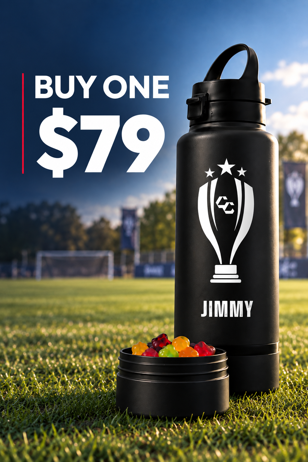 Official Cambridge Cup Dual-Fuel Bottle
