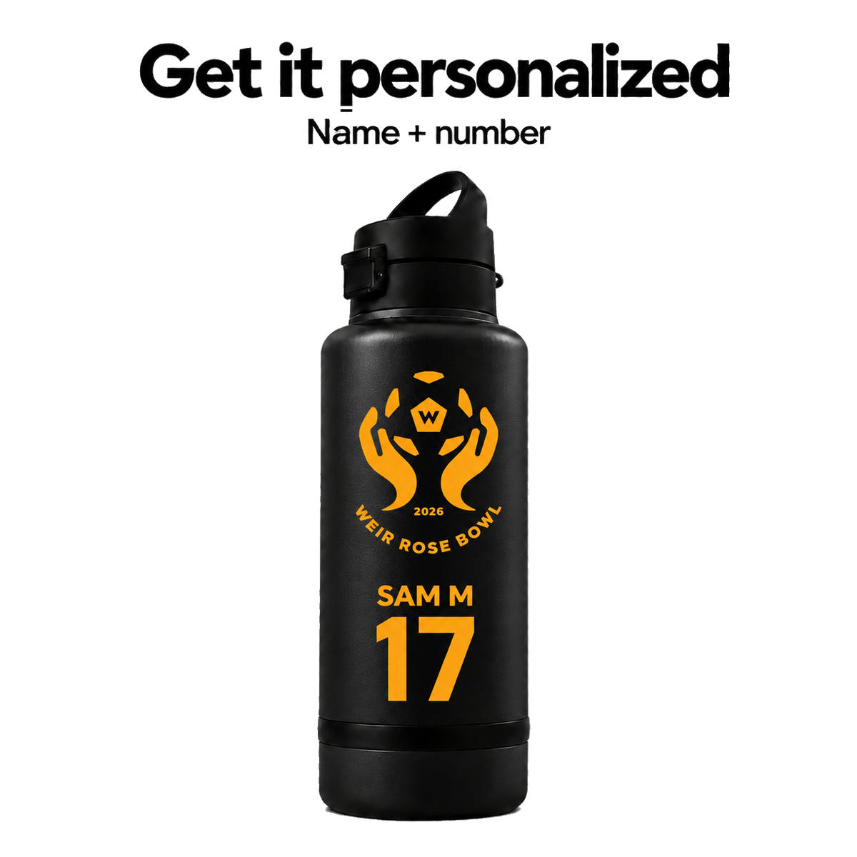 Official Weir Rose Bowl Dual-Fuel Bottle